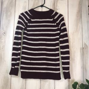 Soft Striped Loose Knit Sweater